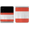Peru Flag Distressed Galaxy Z Flip4 5G Skin